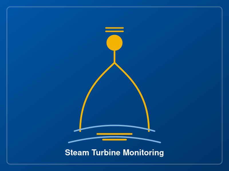 Monitoreo de turbinas de vapor en centrales eléctricas